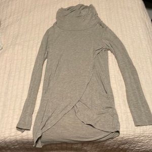 Tan turtleneck sweater